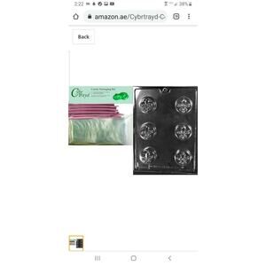 Cybrtrayd RETIRED Fleur de Lis Cookie Chocolate Candy Mold +25 Bags Mdk25pk-D101